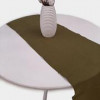 SoundSleep Ранер лляний Linen Style  оливковий 40х150 см (93854443) - зображення 1