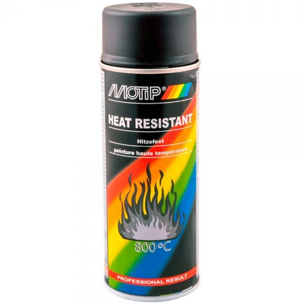 MOTIP Краска Heat Resistant черная термостойкая 04031 400мл - зображення 1