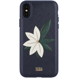 Luna Aristo Phyllis Case Navy for iPhone X (LA-IPXSPPHY-NVY)