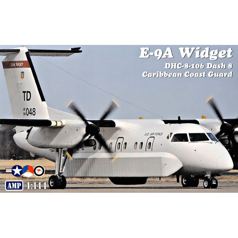 AMP Самолет наблюдения E-9A Widget/DHC-8-106 Dash 8 (Карибская береговая охрана) (AMP144003) - зображення 1