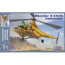 AMP Вертолет Sikorsky R-5/S-51 (спасательный) (AMP72012)