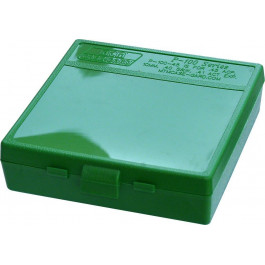 MTM Коробка для патронов MTM кал. 45 ACP; 10мм Auto; 40 S&W. Количество - 100 шт. Зеленая (P-100-45-10)