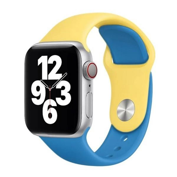 Infinity Silicone Band Apple watch 42mm/44mm/45mm Ukraine edition - зображення 1