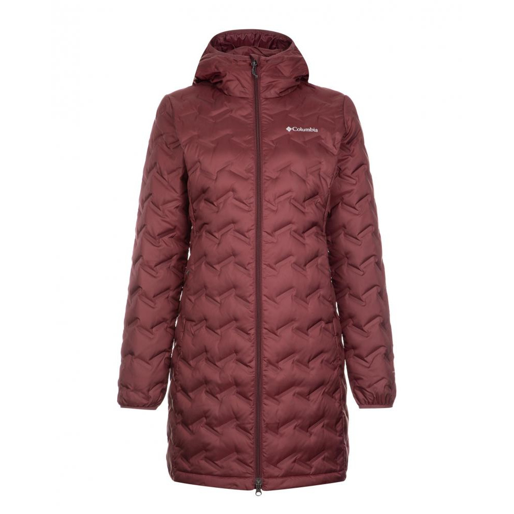 Columbia 1909251CLB-671 XS Куртка пухова жіноча Delta Ridge™ Long Down Jacket бордовий р. XS - зображення 1