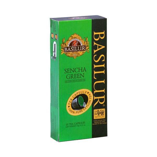 Basilur Чай в капсулах Nespresso  Sencha Green 10 шт - зображення 1