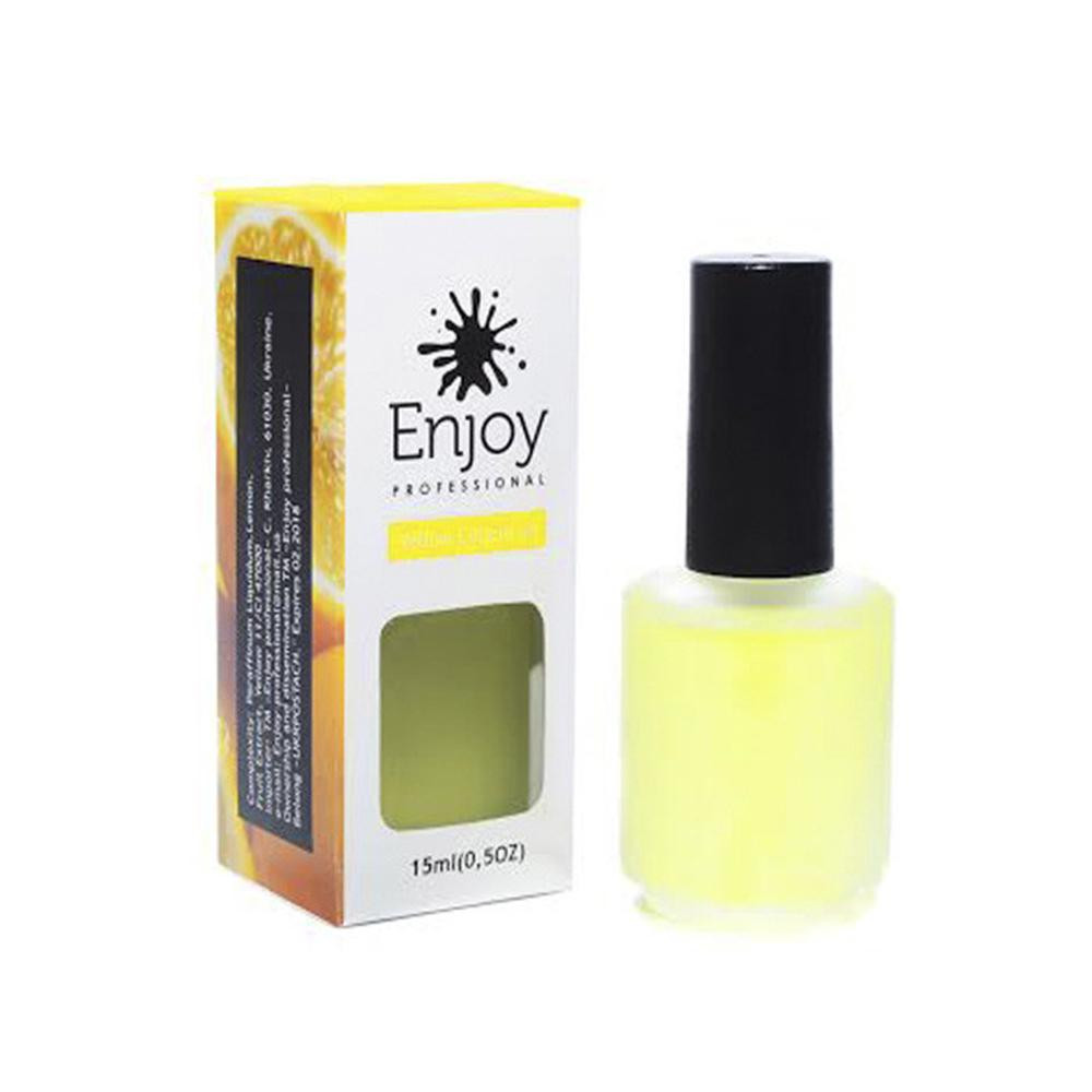 Enjoy Professional Олія для кутикули  Yellow Cuticle oil c ароматом Лимонa 15 мл - зображення 1