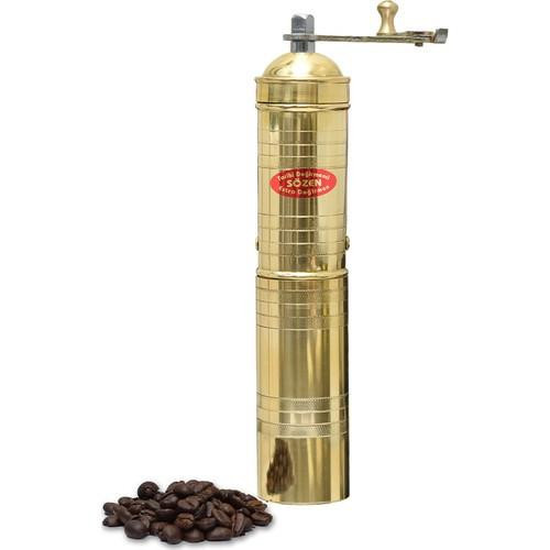 SOZEN BRASS COFFEE GRINDER MILL 23 CM / 9.2 IN