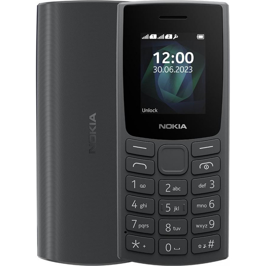 Nokia 105 SS 2023 Charcoal (1GF019EPA2C01) - зображення 1