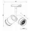 Kloodi Світильник трековий  KD-5050/02-2L-WH Track - зображення 3