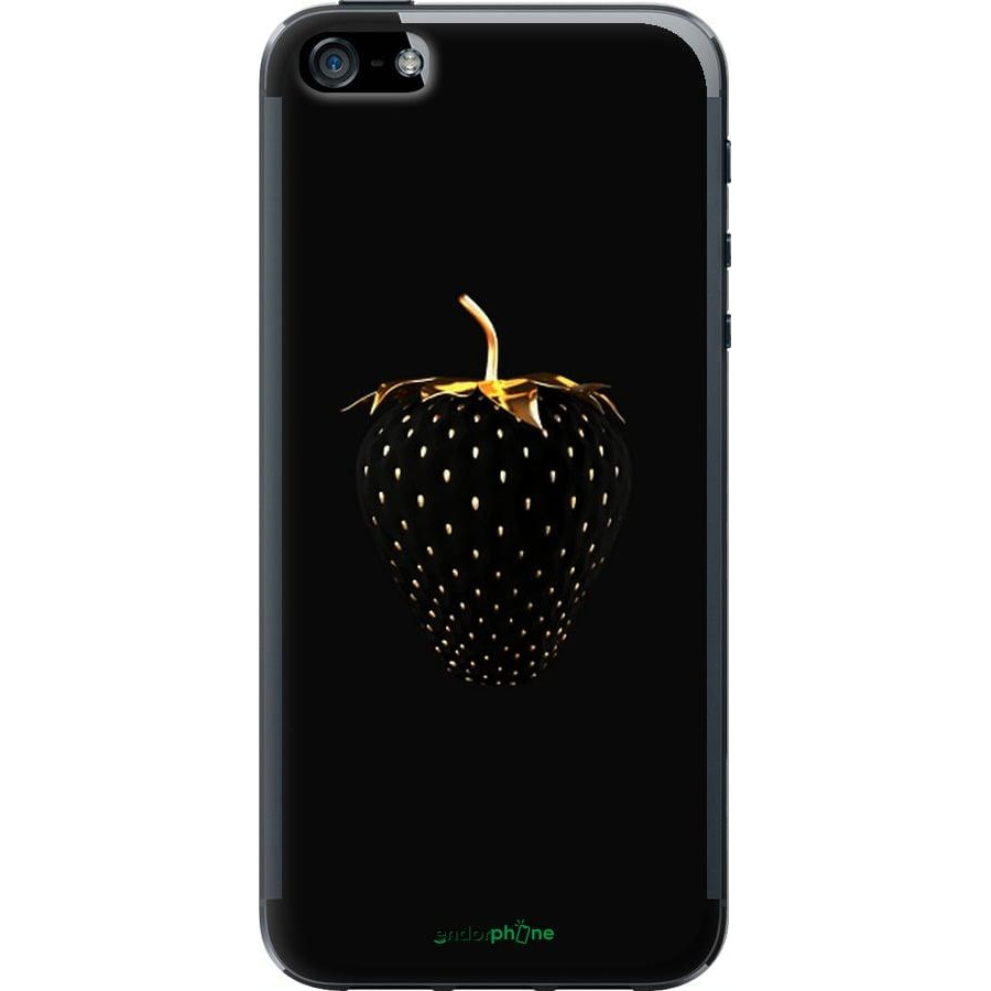 Endorphone Силіконовий чохол на Apple iPhone 5s Чорна полуниця 3585u-21-38754 - зображення 1