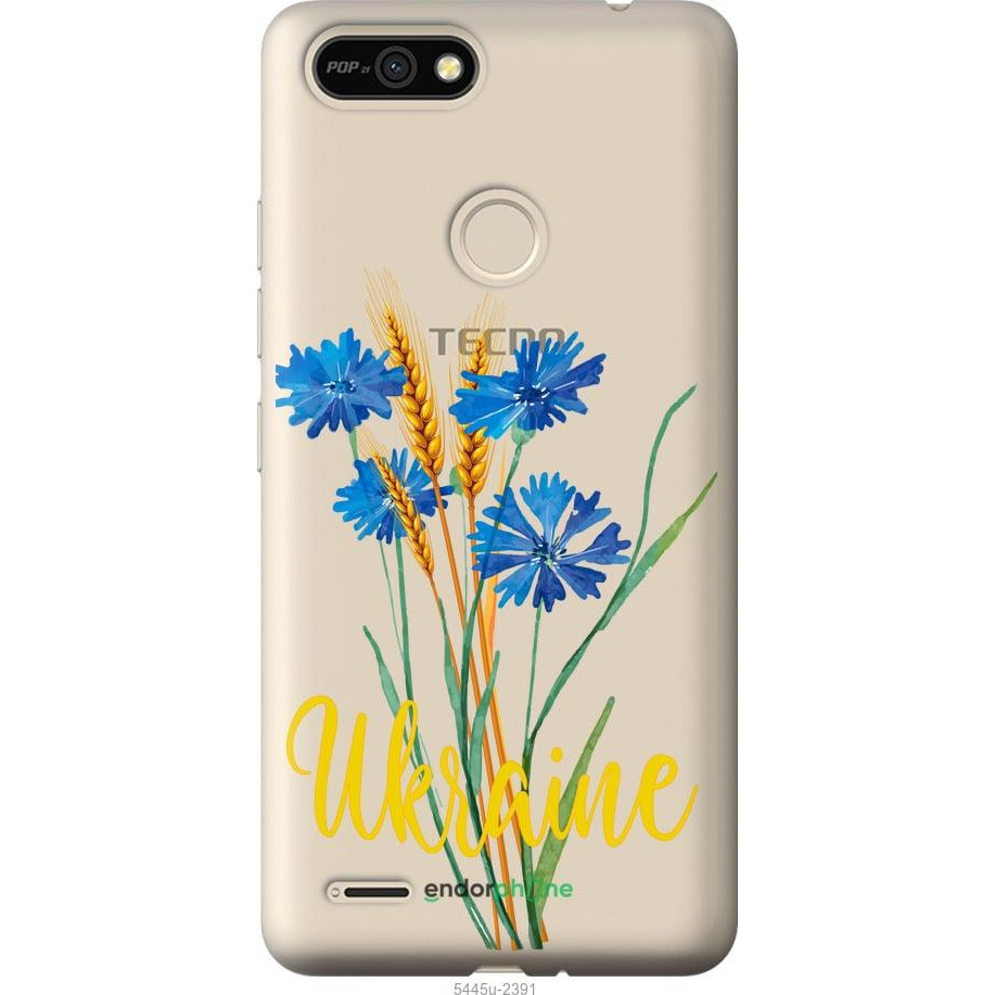 Endorphone Силіконовий чохол на Tecno Pop 2F B1F Ukraine v2 5445u-2391-38754 - зображення 1