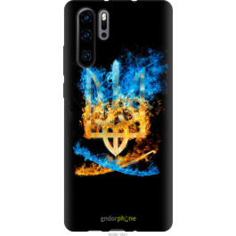 Endorphone TPU чорний чохол на Huawei P30 Pro Герб 1635b-1621-38754