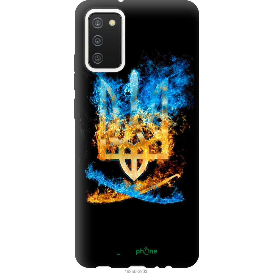 Endorphone TPU чорний чохол на Samsung Galaxy A02s A025F Герб 1635b-2203-38754 - зображення 1