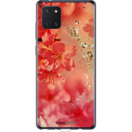 Endorphone Силіконовий чохол на Samsung Galaxy Note 10 Lite Рожеві квіти 2461u-1872-38754