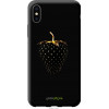 Endorphone TPU чорний чохол на Apple iPhone XS Чорна полуниця 3585b-1583-38754 - зображення 1