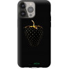 Endorphone TPU чорний чохол на Apple iPhone 13 Pro Max Чорна полуниця 3585b-2371-38754 - зображення 1