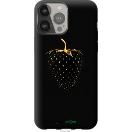 Endorphone TPU чорний чохол на Apple iPhone 13 Pro Max Чорна полуниця 3585b-2371-38754