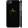 Endorphone 3D пластиковий матовий чохол на Apple iPhone 8 Чорна полуниця 3585m-1031-38754 - зображення 1