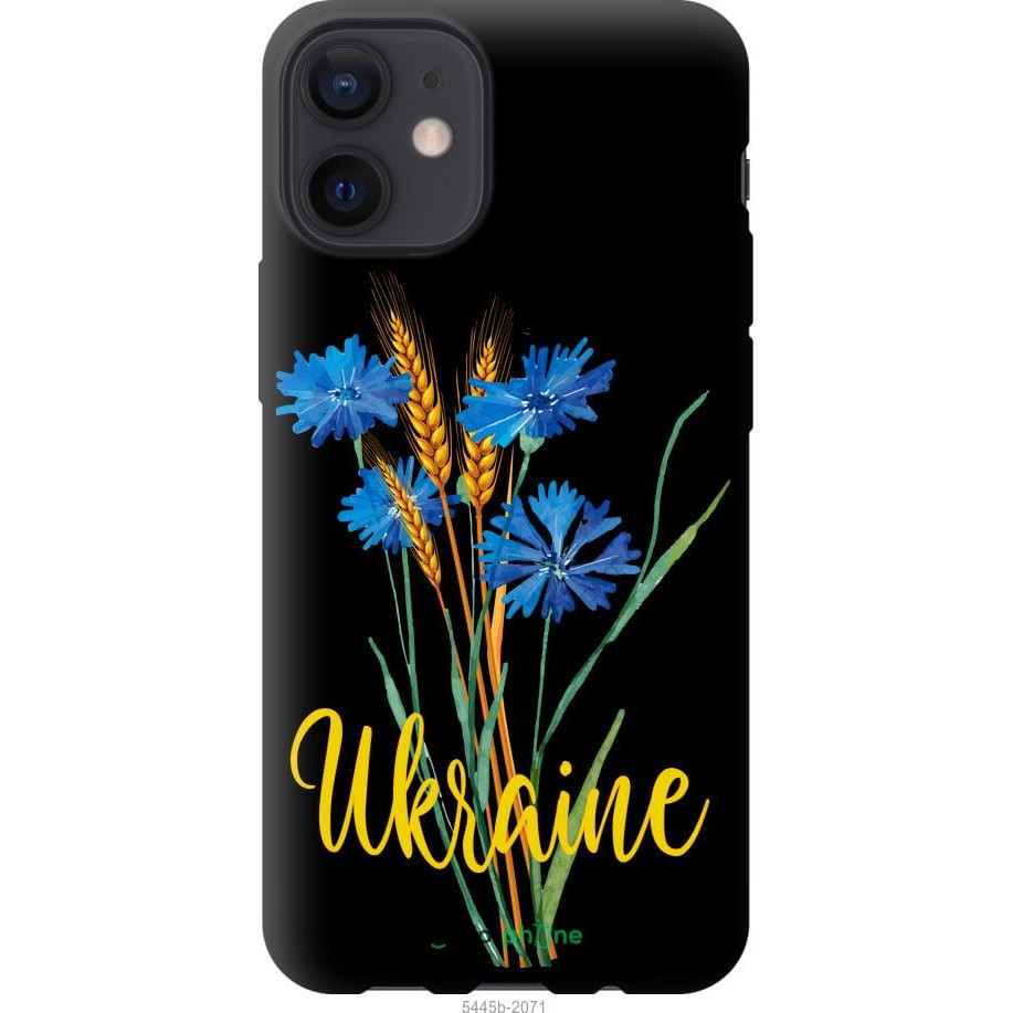 Endorphone TPU чорний чохол на Apple iPhone 12 Mini Ukraine v2 5445b-2071-38754 - зображення 1