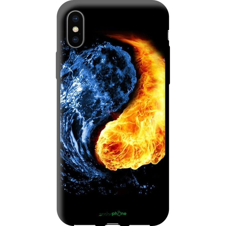 Endorphone TPU чорний чохол на Apple iPhone X Інь-Янь 1670b-1050-38754 - зображення 1