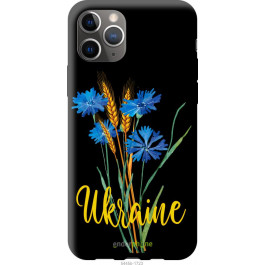 Endorphone TPU чорний чохол на Apple iPhone 11 Pro Max Ukraine v2 5445b-1723-38754