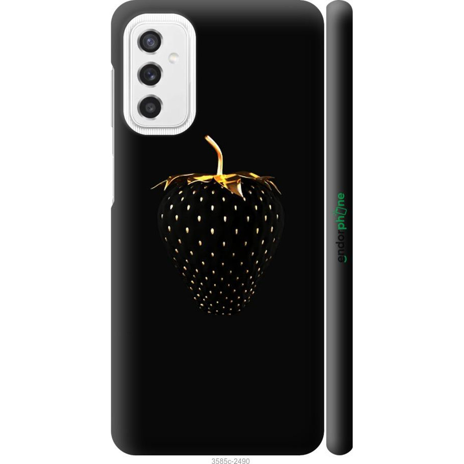 Endorphone 3D пластиковий матовий чохол на Samsung Galaxy M52 M526B Чорна полуниця 3585m-2490-38754 - зображення 1