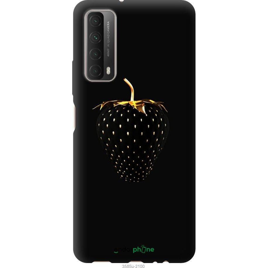 Endorphone 2D пластиковий чохол на Huawei P Smart 2021 Чорна полуниця 3585t-2100-38754 - зображення 1