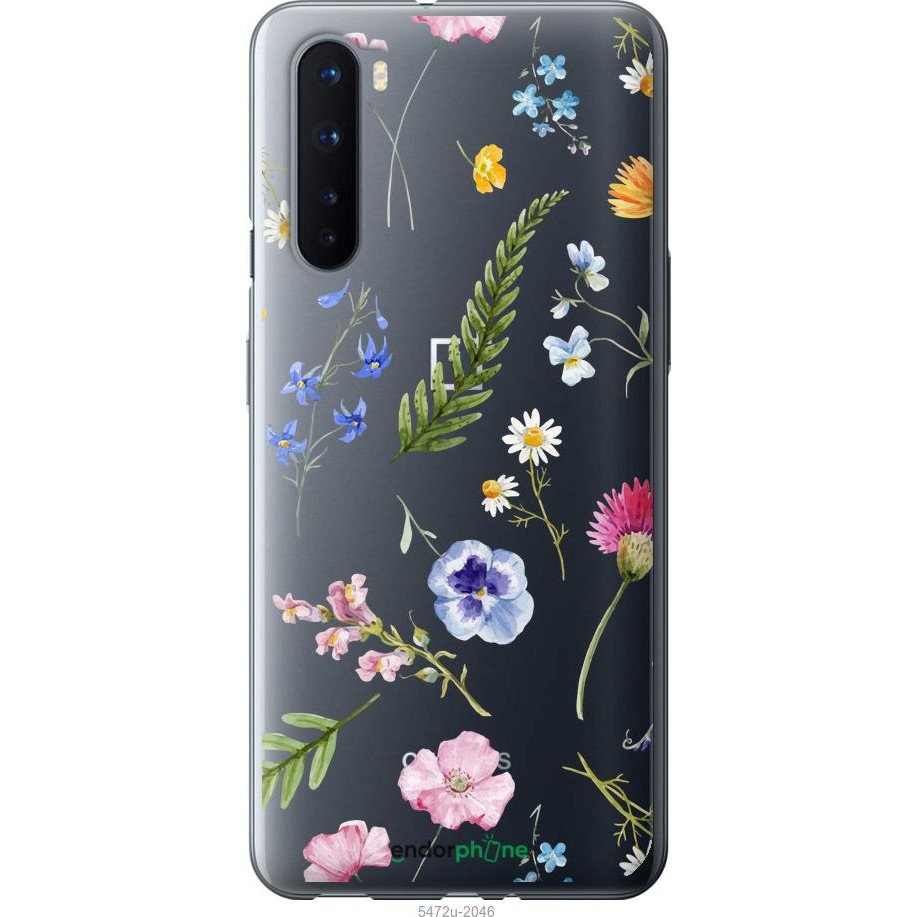 Endorphone 2D пластиковий чохол на OnePlus Nord Квітковий фон v2 5472t-2046-38754 - зображення 1