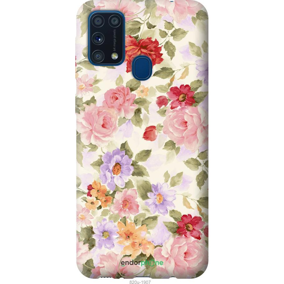 Endorphone 2D пластиковий чохол на Samsung Galaxy M31 M315F Квіткові шпалери 820t-1907-38754 - зображення 1