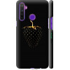 Endorphone 3D пластиковий матовий чохол на Realme 6i Чорна полуниця 3585m-2059-38754 - зображення 1