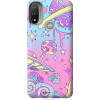 Endorphone Силіконовий чохол на Motorola E20 Рожева галактика 4146u-2509-38754 - зображення 1