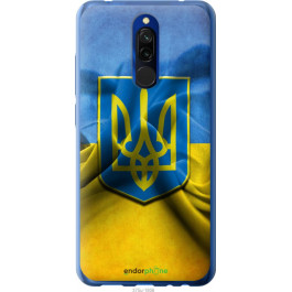 Endorphone Силіконовий чохол на Xiaomi Redmi 8 Прапор та герб України 375u-1806-38754