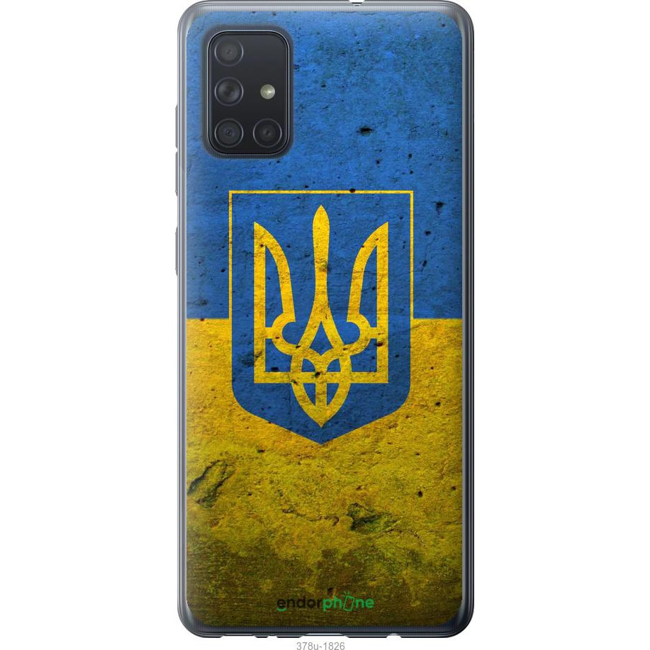 Endorphone Силіконовий чохол на Samsung Galaxy A71 2020 A715F Прапор і герб України 2 378u-1826-38754 - зображення 1