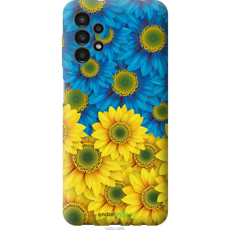 Endorphone Силіконовий чохол на Samsung Galaxy A13 A135F Жовто-блакитні квіти 1048u-2498-38754 - зображення 1