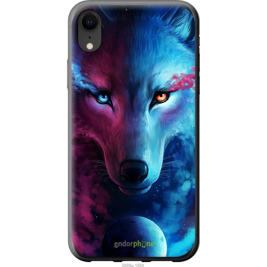 Endorphone Силіконовий чохол на Apple iPhone XR Арт-вовк 3999u-1560-38754 - зображення 1