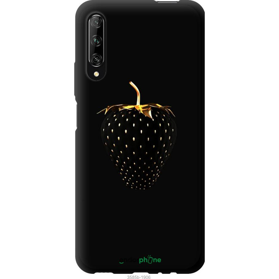 Endorphone TPU чорний чохол на Huawei P Smart Pro Чорна полуниця 3585b-1906-38754 - зображення 1