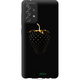 Endorphone TPU чорний чохол на Samsung Galaxy A72 A725F Чорна полуниця 3585b-2247-38754