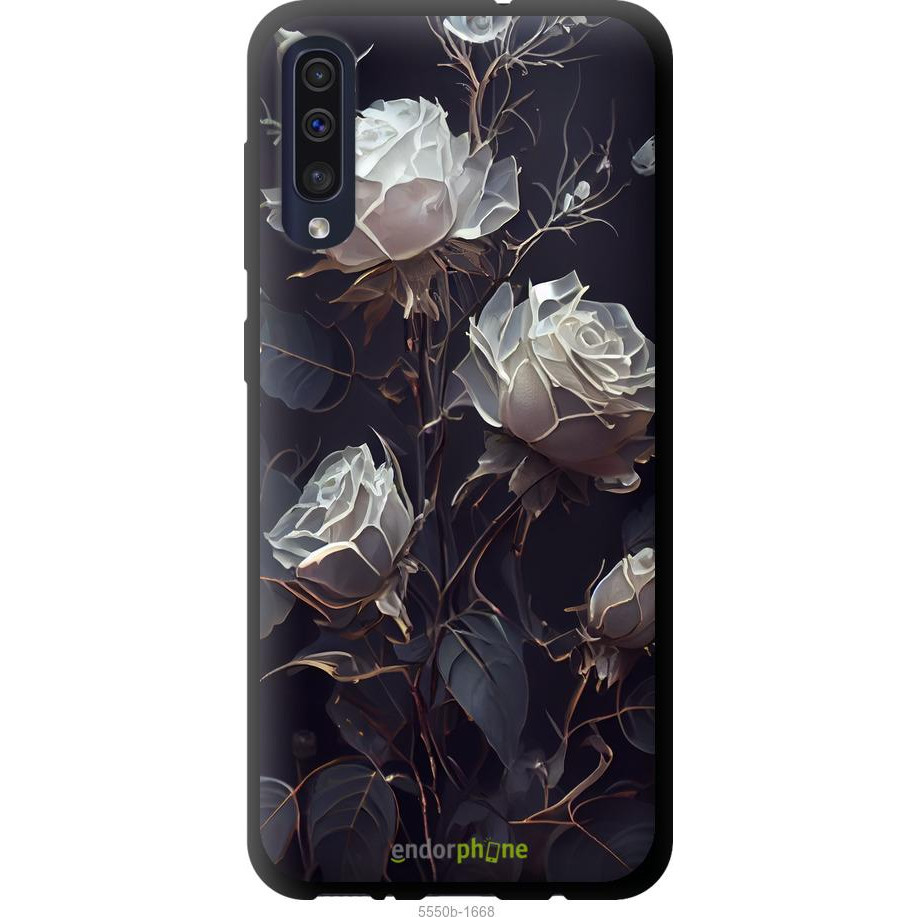 Endorphone TPU чорний чохол на Samsung Galaxy A50 2019 A505F Троянди 2 5550b-1668-38754 - зображення 1