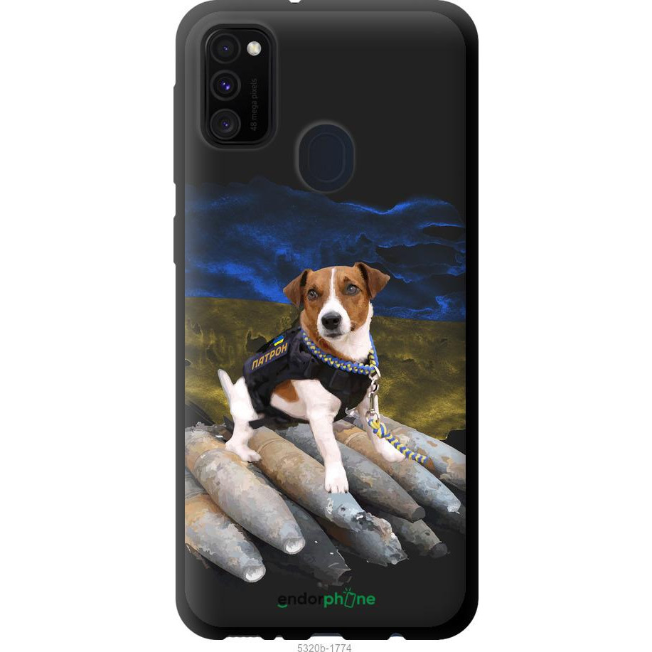 Endorphone TPU чорний чохол на Samsung Galaxy M21 M215F Патрон 5320b-2016-38754 - зображення 1