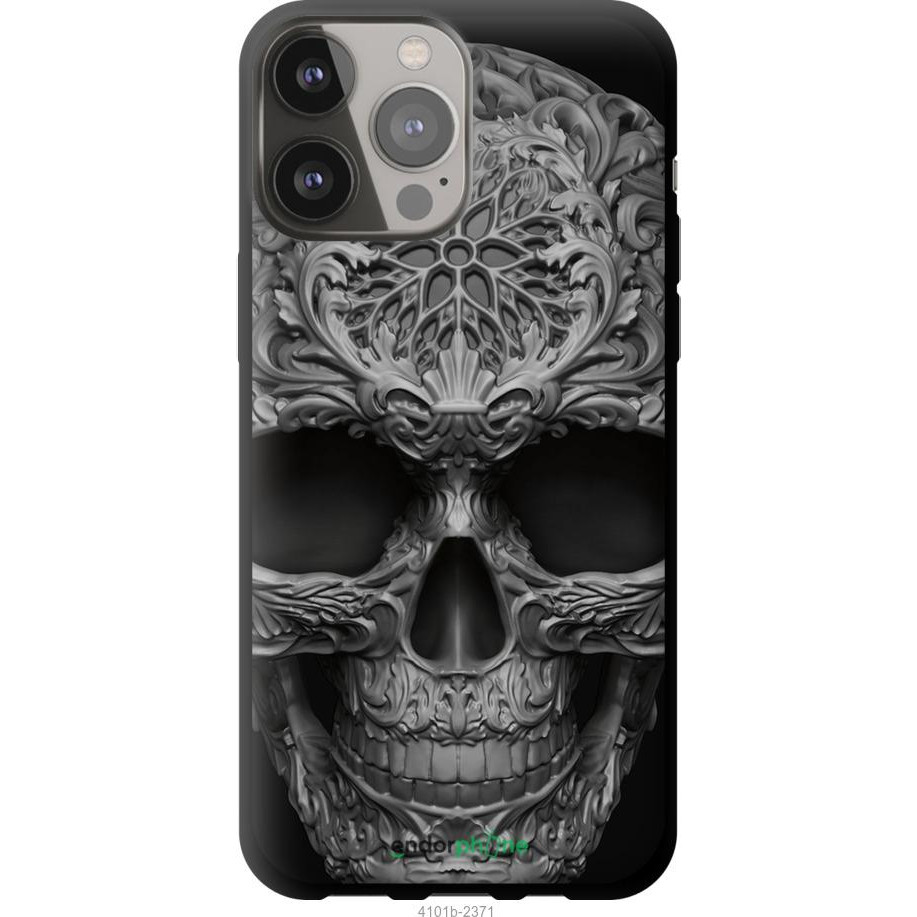 Endorphone TPU чорний чохол на Apple iPhone 13 Pro Max skull-ornament 4101b-2371-38754 - зображення 1