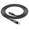 Borofone BU32 Exclusive PD USB to Type-C 1.2m Black - зображення 1