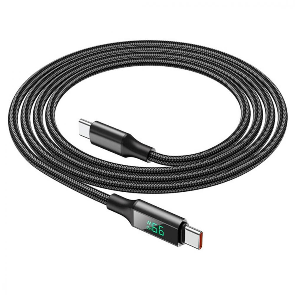 Borofone BU32 Exclusive PD USB to Type-C 1.2m Black - зображення 1