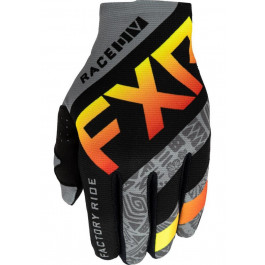 FXR Мотоперчатки FXR Slip-On Lite MX 21 серый/черный/красный/желтый, L