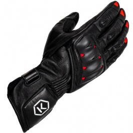KNOX Мотоперчатки кожаные Knox Oulton черный/красный, S