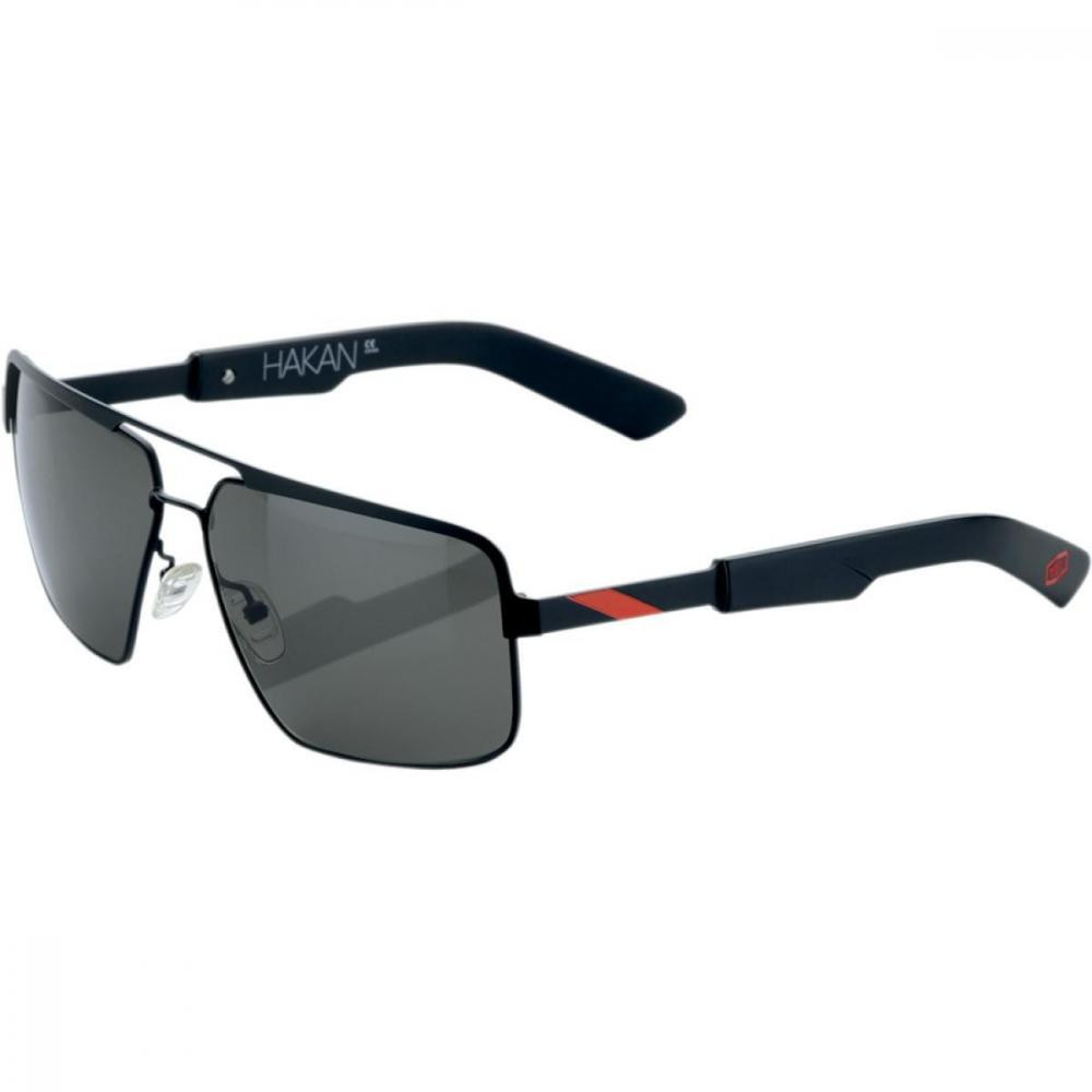 Ride 100% Спортивные очки 100% Hakan Sunglasses Matte Black/Red - Grey Tint - зображення 1