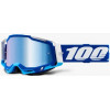 Ride 100% Мото очки 100% Racecraft 2 белый/голубой, линза Mirror Blue - зображення 2