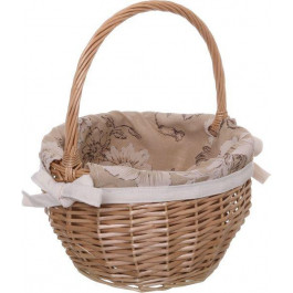 Tony Bridge Basket Кошик плетений з текстилем 28/22х18/35 см Easter 16-3B-2