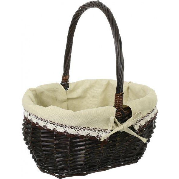 Tony Bridge Basket Кошик плетений з текстилем 37х31х19/41 см EBE18-10-1 - зображення 1