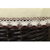 Tony Bridge Basket Кошик плетений з текстилем 37х31х19/41 см EBE18-10-1 - зображення 2