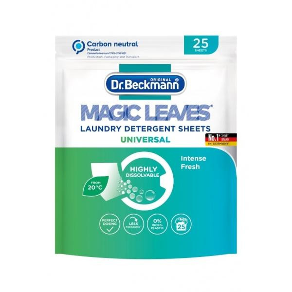 DR. Beckmann Серветки для прання Magic Leaves Універсальні 25 шт. (4008455585116) - зображення 1